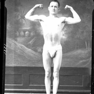 Photograph of a man for George Hale - February 1930 - Negative