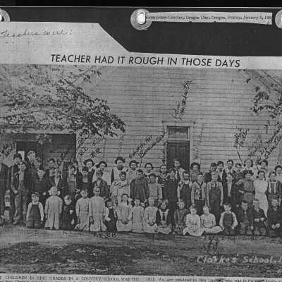 Clarkes School Newspaper Article of 1969. Photo taken 1911