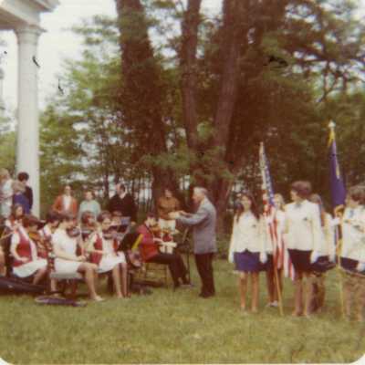 Ainsworth House - Oregon City - Military Ceremony