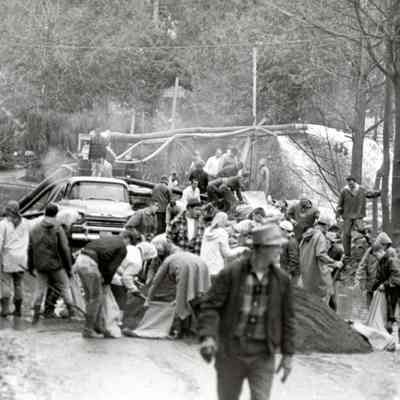 1964 Flood - Pumping Water Away from Neighborhood
