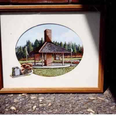 Photos of Historical Photos, Documents and Art at Oregon City Historical Trails Celebration 1989
