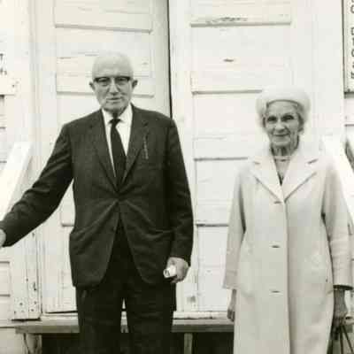 Dr. Kenneth Scott Latourette and Maude Cooke 1968 - Latourette Family Collection