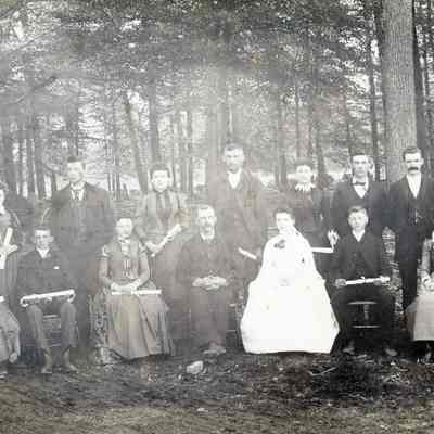 Ed Carr Collection - Graduation Picture with Music Teachers