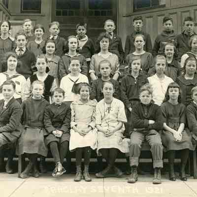 Barclay School Students 1921 - 7th Grade - Oregon City
