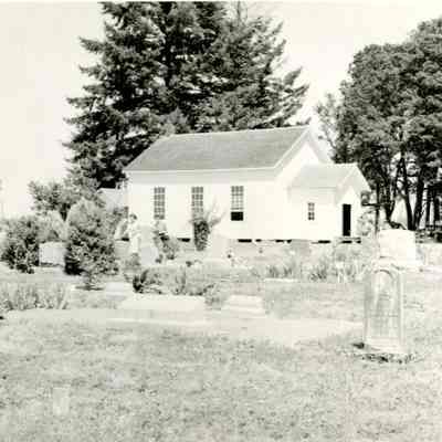 Canby Oregon - Rock Creek Methodist Church and Cemetery 1960