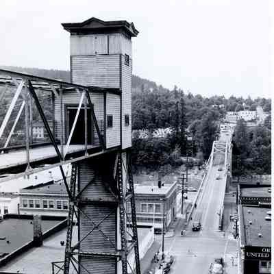Old Oregon City Elevator Prior to Construction of New Elevator 1954
