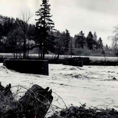 1964 Flood - High Rocks Area on the Clackamas River - Gladstone, Oregon