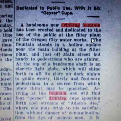Oregon City Enterprise Dec. 30, 1910 page 6