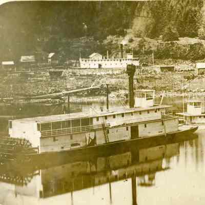 Steamboats 1884 - "Success", "E.N. Cooke" and "Governor Grover"Burns Family Collection - Postcard