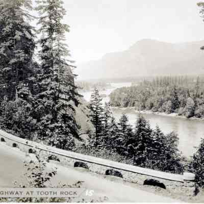 Columbia River Gorge Photo Series - Highway at Tooth Rock