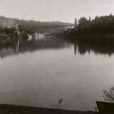 Oregon City - West Linn Bridge - 1900