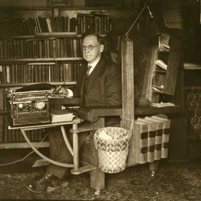 Unknown Person at Unique Roll-about Desk
