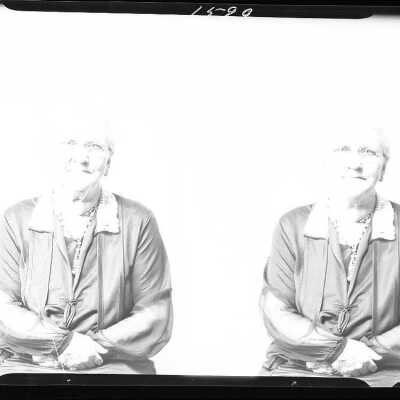 Photograph of a woman for Mrs. Hannah Sindow - April 1930 - Negative