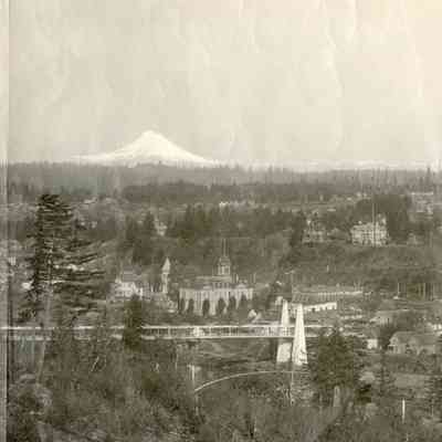 Oregon City 1897 - Viewed from West Linn