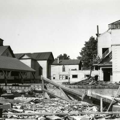 McLoughlin Institute 1948 - Removal - 10th and Main, Oregon City