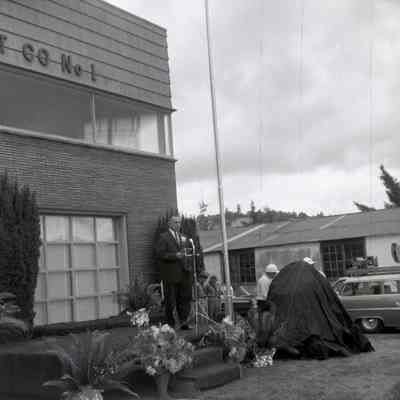 West Linn 1962 - Dedication of Marker for Willamette Meteorite Replica