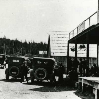 Government Camp Hotel at Mt. Hood - 1922 - No Snow