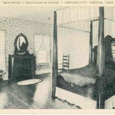 Oregon City - McLoughlin House Interior - Bedroom