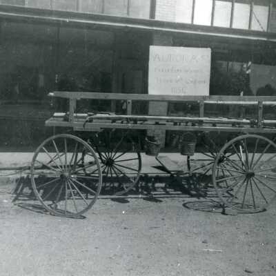 Aurora Fire Department, Hook and Ladder Wagon, from 1856.