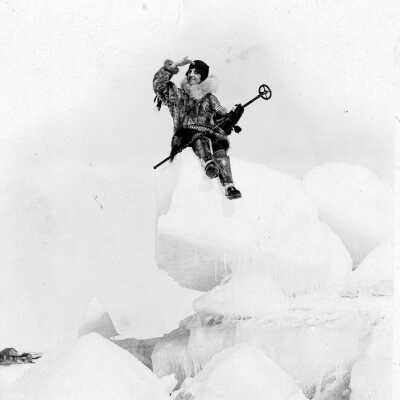 Mrs. Hal Rands at Nome, Alaska