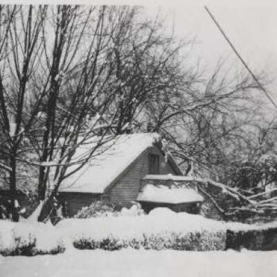 1919 Snowstorm - Oregon City - Cochran House at 12th and Washington Street