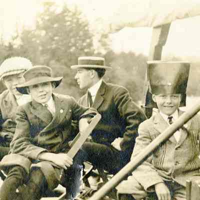Beatie Family - Gordon Wilson, Dr. Roland Eby and Lot Beatie
