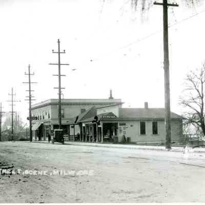 Milwaukie 1912 - Front Street - Portland Railway Light and Power Company (P.R.L. & P. Co.) Railroad Station