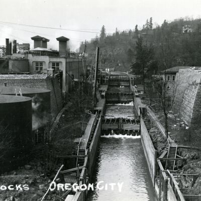 Willamette Falls Locks and West Linn Mill