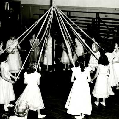 Park Place School - May Pole Dance