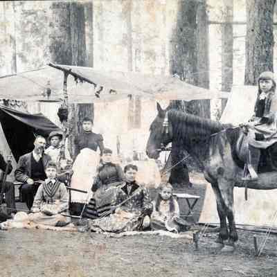 Tom Randell and Family Camping