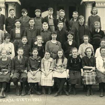 Eastham School Students 1921 - 6th Grade - Oregon City