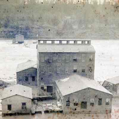 1890 Flood - Crown Zellerbach Paper Mill Aftermath - West Linn