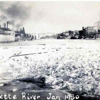 1930 Ice Storm - Willamette Falls