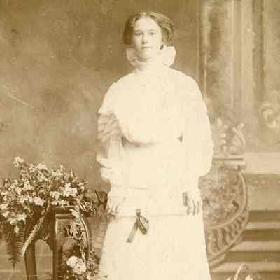 Graduation Photo of Unknown Woman - Talbert Collection