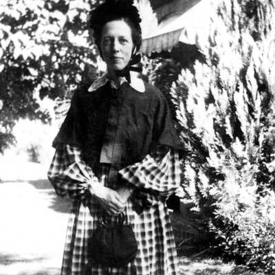 Oregon City Territorial Days - 1937 - Roberta Caldwell in her Territorial Days Costume.