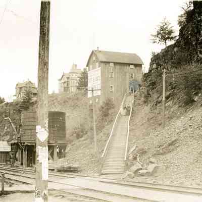 Oregon City 1892 - 7th Street Steps and Singer Mill