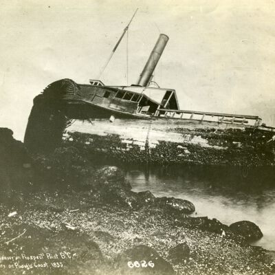 Sidewheeler "Beaver" Wreck 1888 - Barrard Inlet at Prospect Point - British Columbia