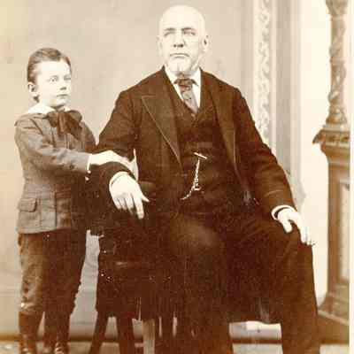 Unidentified Man and boy - Talbert Collection