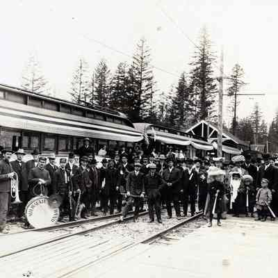 4th of July Celebration 1914 - Cazadero Station Near Estacada