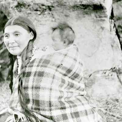 Native American Molly Clark and Baby