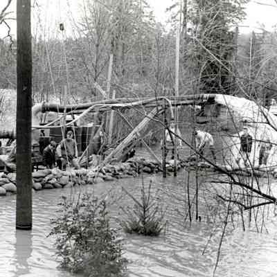 1964 Flood - Pumping Water Away from Neighborhood