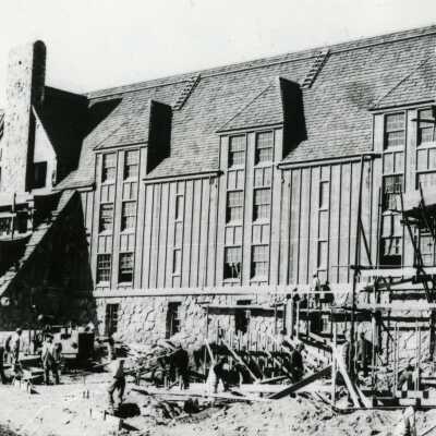Timberline Lodge - Construction - 1935-1936