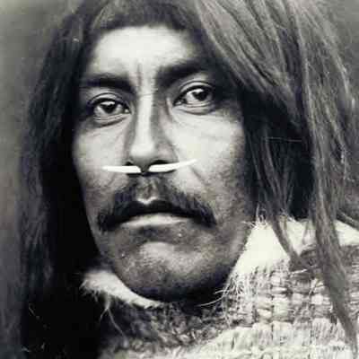 Native American Nqa'Hila - Koprino Chief 1914 - N.W. Coast of Vancouver Island