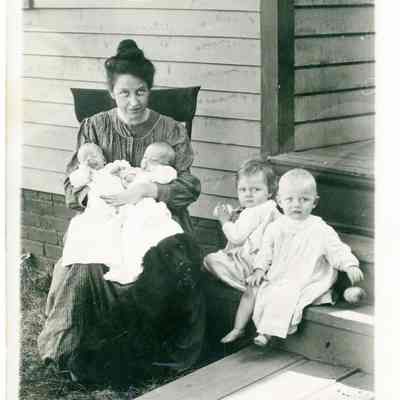Unidentified Woman and four (children) - Talbert Collection