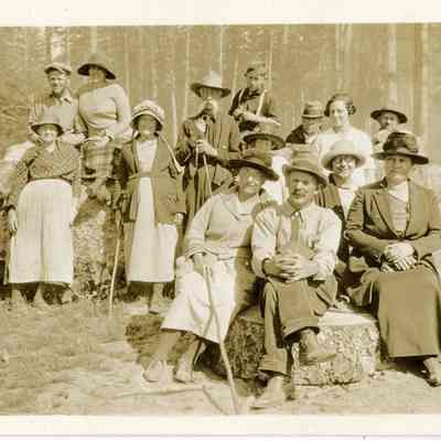 Talbert, John A. with group of unidentified people