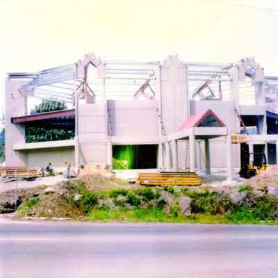 Construction of the Museum of the Oregon Territory - 1985