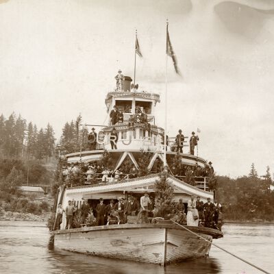 Steamboat "Elmore" - 1896 - Willamette River