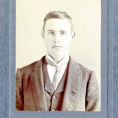 Unknown Young Man in Suit