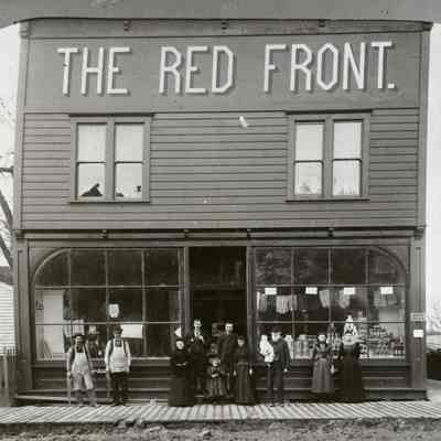 Oregon City - Red Front Building - 1889