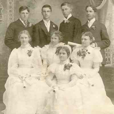 Barclay School Students 1897 - Graduating Class